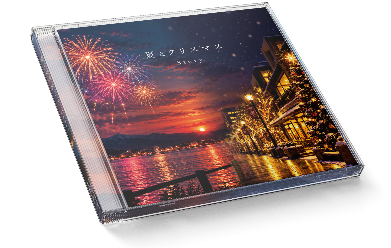 CD「夏とクリスマス」のパッケージ完成イメージ